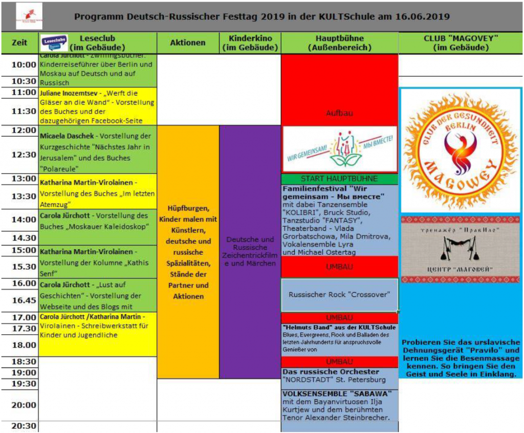 Programm-Plan